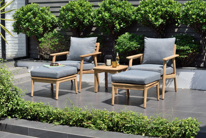 Eve FSC Teak Outdoor Conversation Set with Cushions